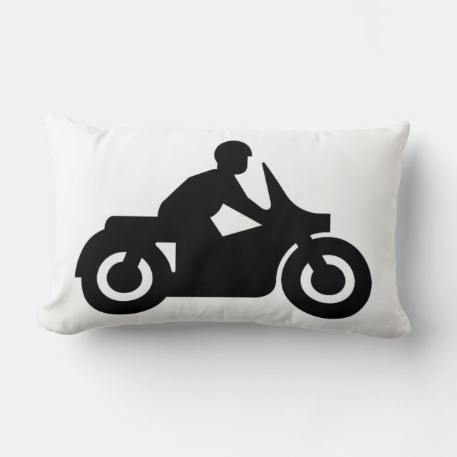 COUSSIN RECTANGLE TYPE DE MOTARD (Recto)