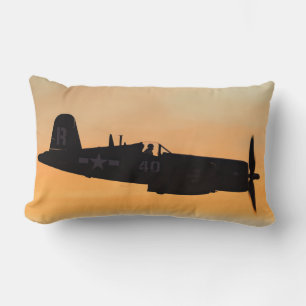 Coussin Rectangle Un chasseur Vought F4U Corsair