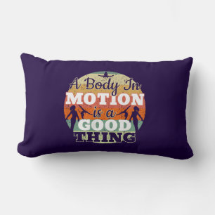 Coussin Rectangle Un corps en mouvement - Mentalité de gymnastique f