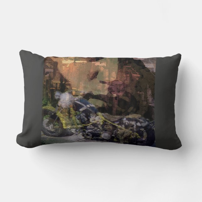 Coussin Rectangle "Un sens Lumbar de carreau de liberté" (Recto)