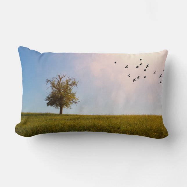 Coussin Rectangle Un seul arbre (Recto)