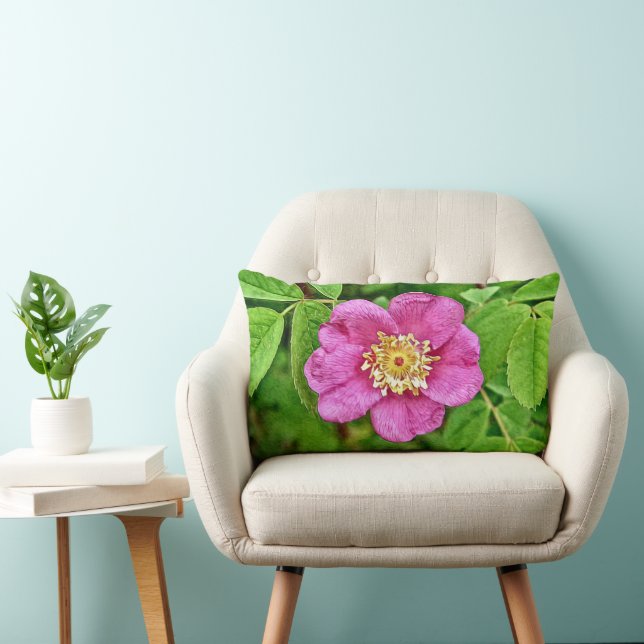 Coussin Rectangle Une rose sauvage (Chaise)