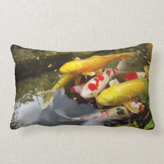 Coussin Rectangle Une voie d'eau complètement des carpes japonaises