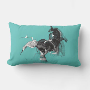 Coussin Rectangle Unicorne numérique