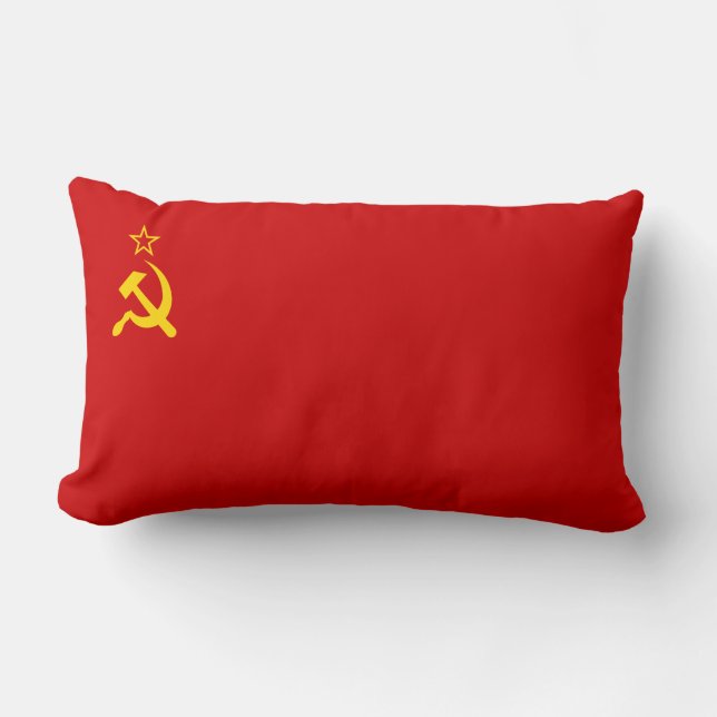Coussin Rectangle Union soviétique (URSS) (marteau communiste et fau (Recto)