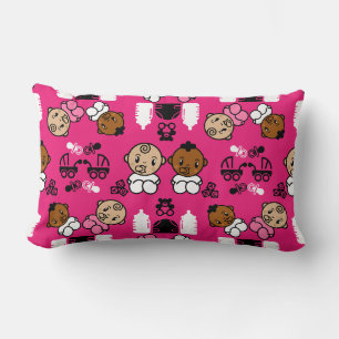 Coussin Rectangle Unique rose nouveau cadeau bébé