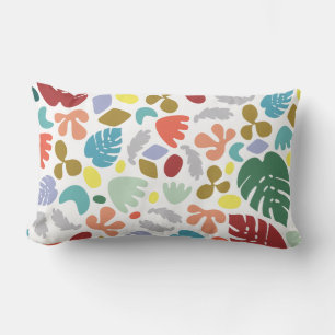 Coussin Rectangle Unique Urban tendance Rouge Vert Orange