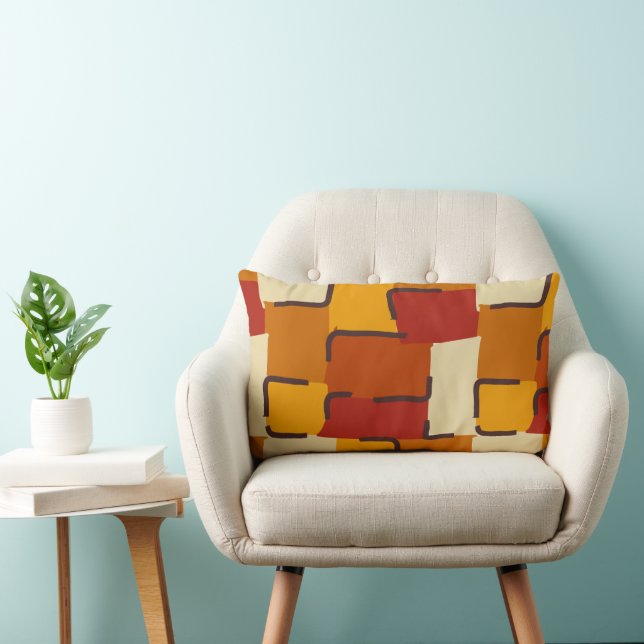 Coussin Rectangle Urban Geo | Terra Warm | Hero Pattern (Chaise)