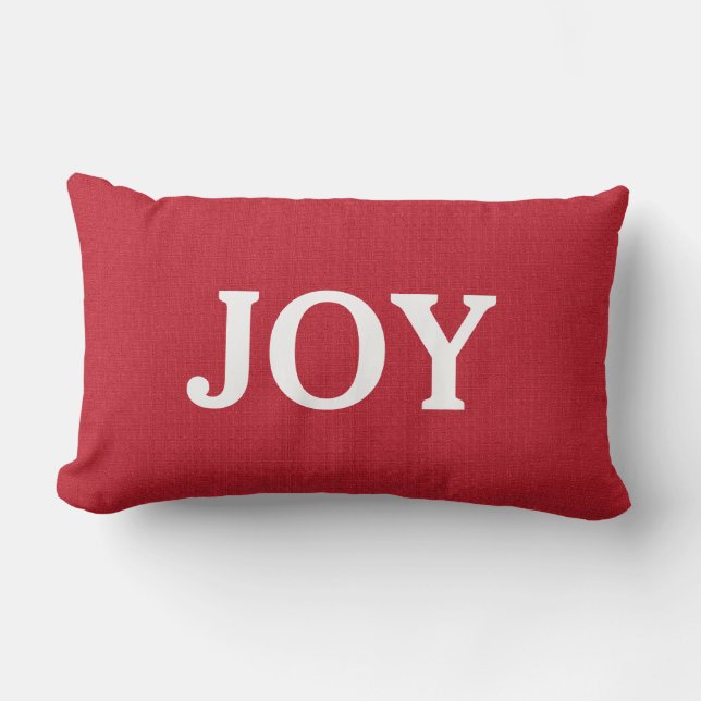 Coussin Rectangle Vacances faites sur commande de manuscrit de JOIE (Recto)