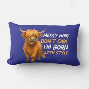 Coussin Rectangle vache des hautes terres, vache écossaise, écossais