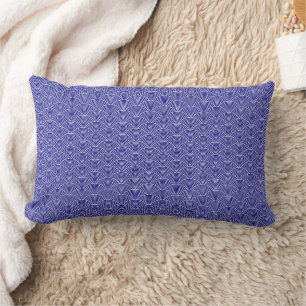 Coussin Rectangle Vague Seigaiha 