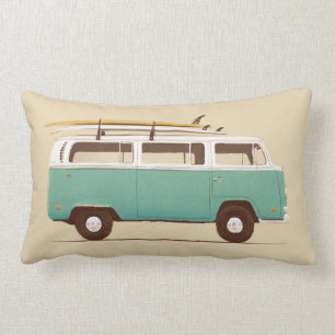 Coussin Rectangle Van bleu Florent Bodart