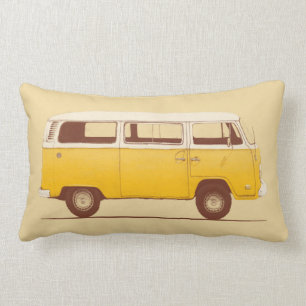 Coussin Rectangle Van jaune   Florent Bodart