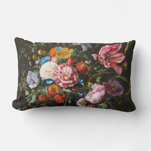Coussin Rectangle Vase of Flowers. Creator Jan Davidsz de Heem. (Recto)