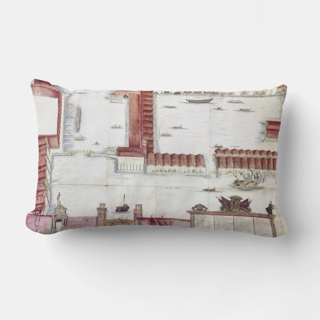 COUSSIN RECTANGLE VENISE : ARSENALE (Recto)