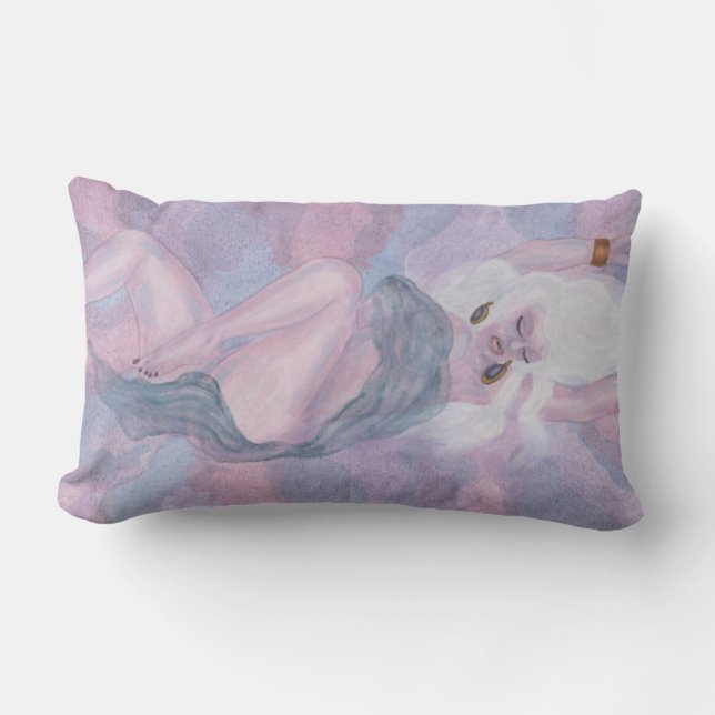 Coussin Rectangle Vénus, Déesse, Aquarelle, Amour, Imaginaire, art (Recto)