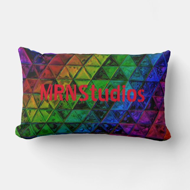 Coussin Rectangle Verre de fierté (Recto)