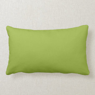 Coussin Rectangle Vert citron moyen (couleur solide) jaune-vert