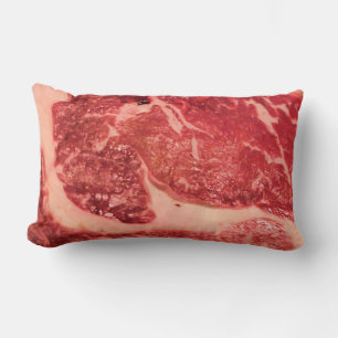 Coussin Rectangle Viande Rouge Crue de Qualité Supérieure   Photo Ma