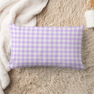 Coussin Rectangle Vichy Lavande