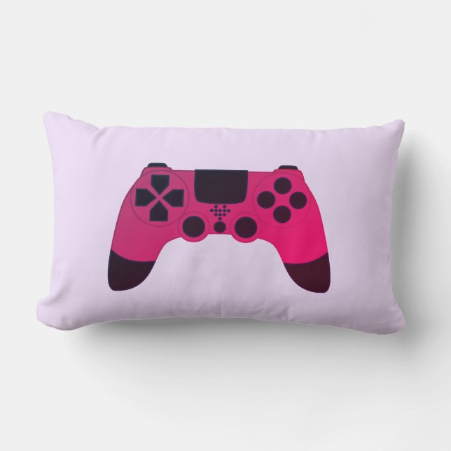 Coussin Rectangle Vidéos de contrôleur de jeu Gamme Nerd (Recto)