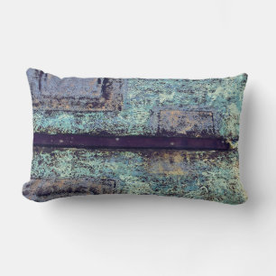 Coussin Rectangle vieux bateau bleu