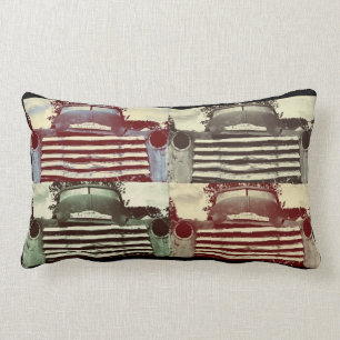 Coussin Rectangle Vieux Chevy cultivant le camion