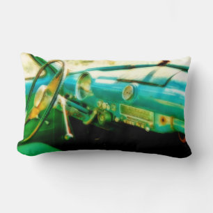 Coussin Rectangle Vieux tacot  volant  -  Cuba
