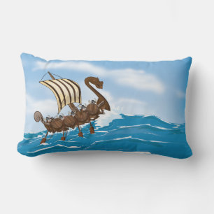 Coussin Rectangle Viking Ship