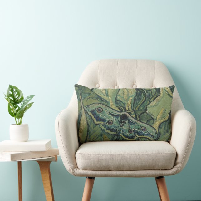 Coussin Rectangle Vincent van Gogh - Grand paon de nuit (Chaise)
