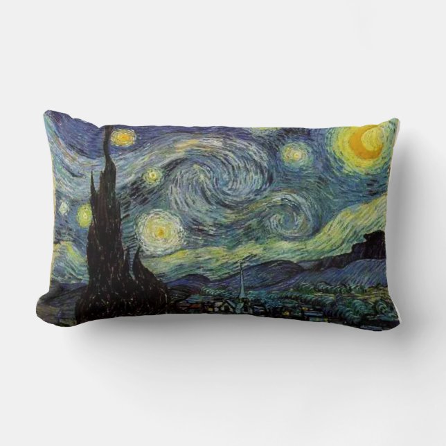 Coussin Rectangle Vincent van Gogh, Nuit étoilée (Recto)