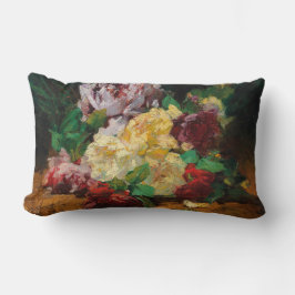 Coussin Rectangle Vintage français Georges Jeannin Rose