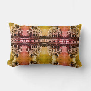 Coussin Rectangle Vintage France Paris Basilique du Sacré Coeur Thro