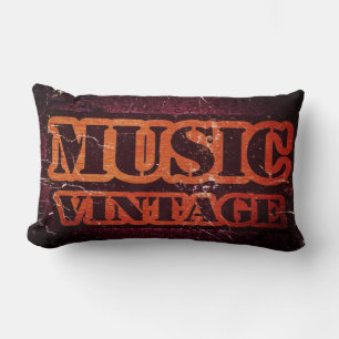 Coussin Rectangle Vintage music