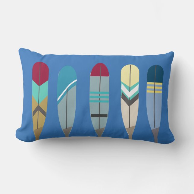 Coussin Rectangle Vintage Oars 2 (Recto)