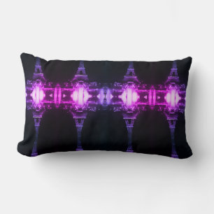 Coussin Rectangle Vintage Paris Fontains Tour Eiffel nuit Thon Pi