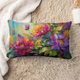 Coussin Rectangle Vintage peinture florale