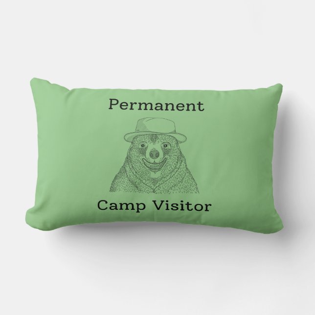 Coussin Rectangle Visiteur permanent (Recto)