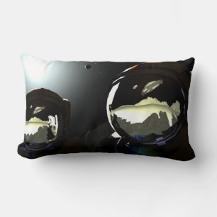 Coussin Rectangle Visiteurs inattendus OVNI