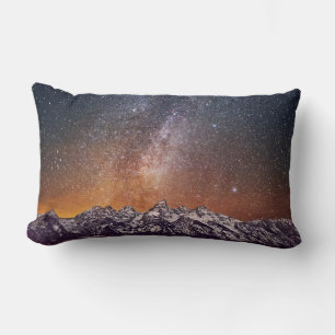 Coussin Rectangle Voie Lactée sur Grand Teton