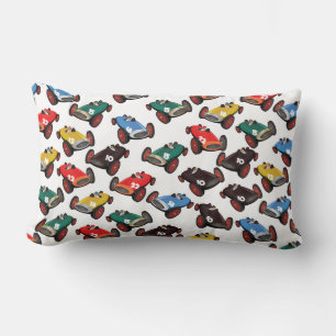 Coussin Rectangle Voitures de course vintage