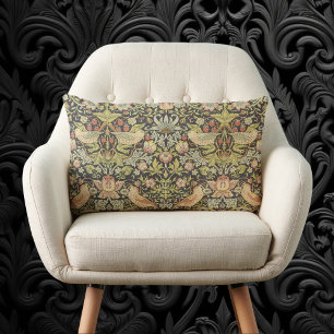 Coussin Rectangle Voleurs de fraises par William Morris, Art vintage