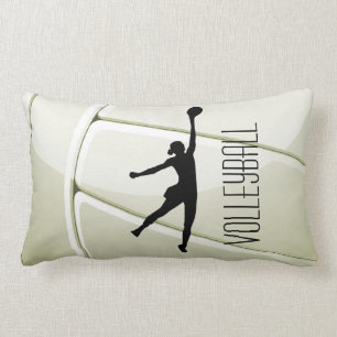 Coussin Rectangle Volleyball Design Jeu d'oreiller