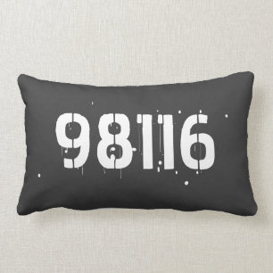 Coussin Rectangle Votre code postal