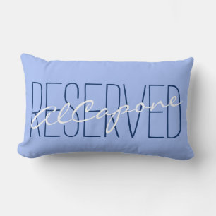 Coussin Rectangle Votre message & nom : RÉSERVÉ AlCapone