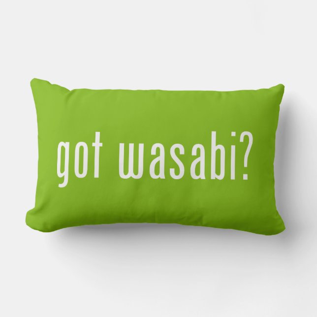 Coussin Rectangle vous avez wasabi ? (Recto)
