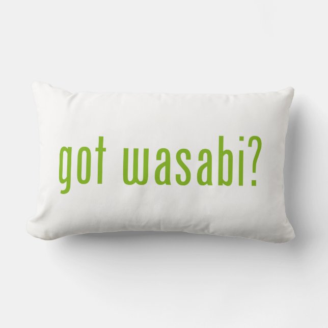 Coussin Rectangle vous avez wasabi ? (Recto)