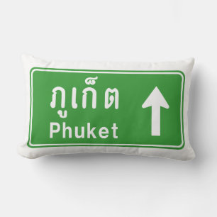 Coussin Rectangle Voyage à Phuket ⚠ véhicule routier thaïlandais ⚠