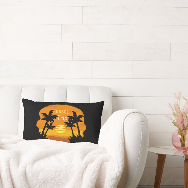 Coussin Rectangle Voyage au coucher du soleil (Canapé)