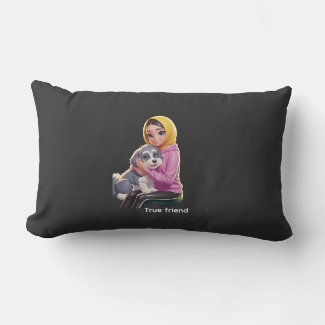 Coussin Rectangle Vrai ami  (Recto)